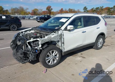 2016 Nissan Rogue Sv z USA, uszkodzony, nr VIN KNMAT2MV5GP685224
